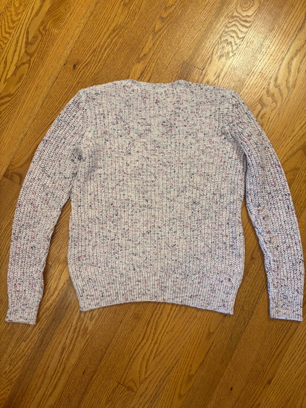 Tyler Böe NWT Fisherman Sweater Chunky Knit Pullover White Multi Speckled | S - Picture 3 of 10